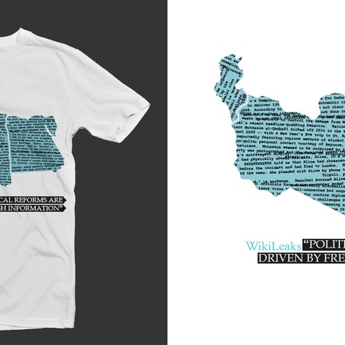 New t-shirt design(s) wanted for WikiLeaks Design by stvincent