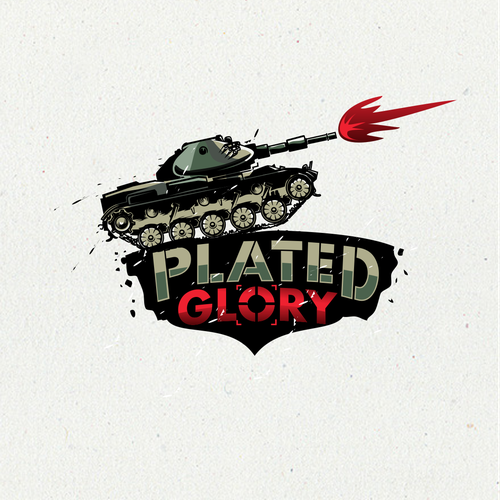 Placeit - Gaming Logo Template Featuring War Tank Graphics