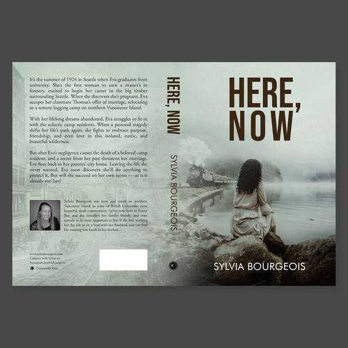 Book cover design for historical fiction novel set in British Columbia Design by Along99