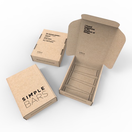 SIMPLE shipping box Design by znakovanj