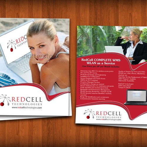 Create Product Brochure for Wireless LAN Offering - RedCell Technologies, Inc. Diseño de Rudvan