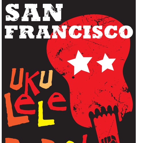San Francisco Ukulele Rebellion needs a new logo Diseño de Paperghostdesign