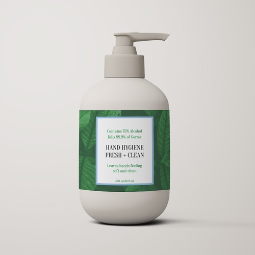 Hand Sanitizer Product Label / Logo Design Design by Marigo Antov