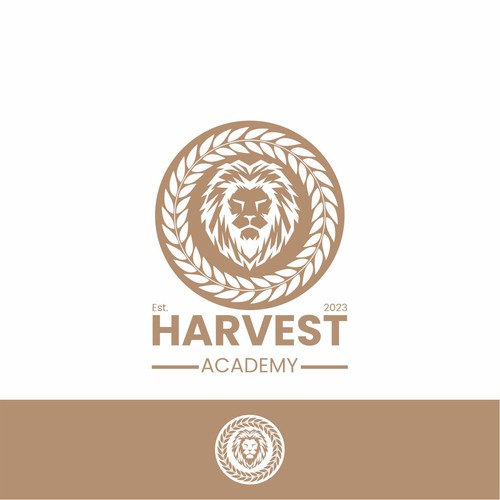 Harvest Academy Lions Mascot Design by mipproject