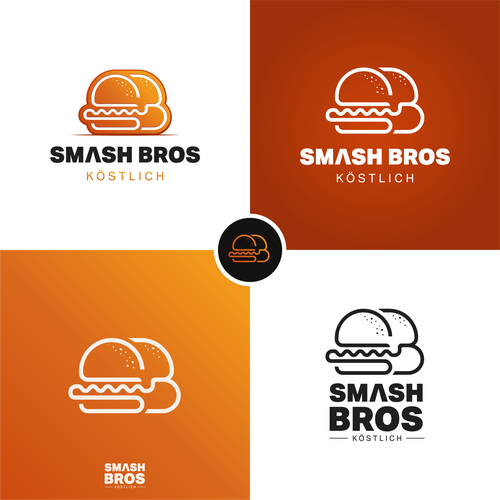 Wir möchten ein Logo mit Wiedererkennungswert für unser Burgerrestaurant Smash Bros Design by Artdityax