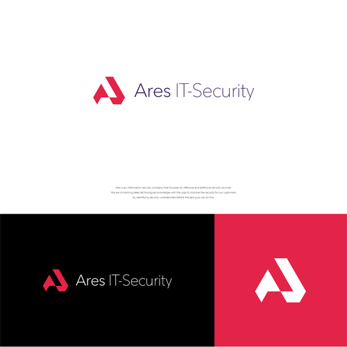 A logo for an information security company that is targeting corporate customers Diseño de camuflasha