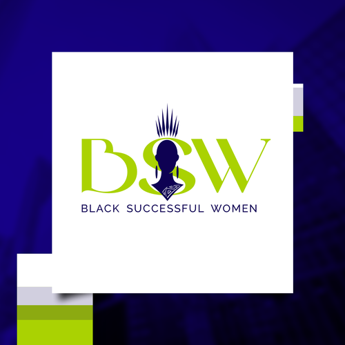 Upscale logo for the successful Black woman who wants to level up personally and professionally Design réalisé par dznWILD