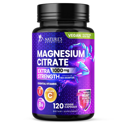 Premium Magnesium Citrate Design needed for Nature's Nutrition Design by Davi Giolo ★