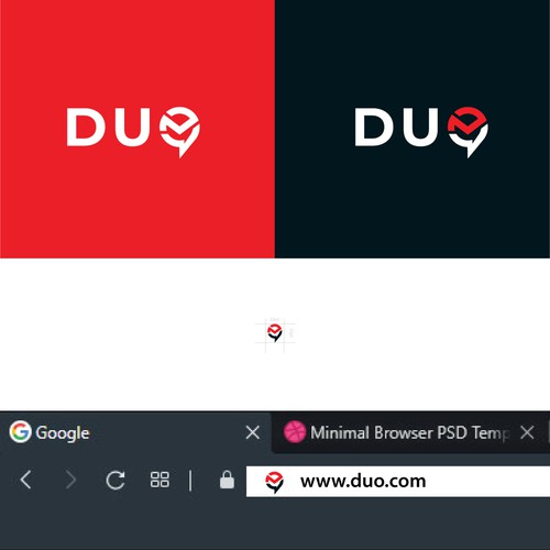 Duo | New Email+SMS service provider Design by Zoxy_bg