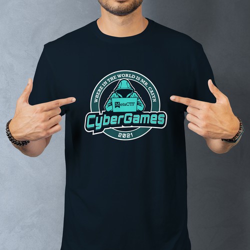 Hacking cybersecurity competition t-shirt design Design by erislii