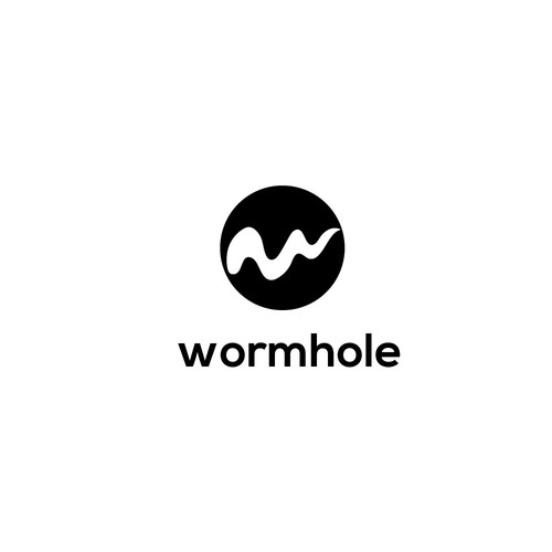 Wormhole Protocol Logo Design Design by LOGStudio