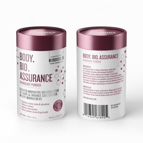 Supplement Packaging Premium / luxury design Design by Plush Design