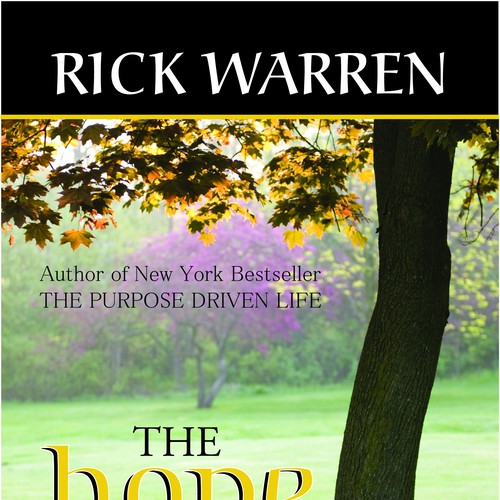 Design Rick Warren's New Book Cover Diseño de e3