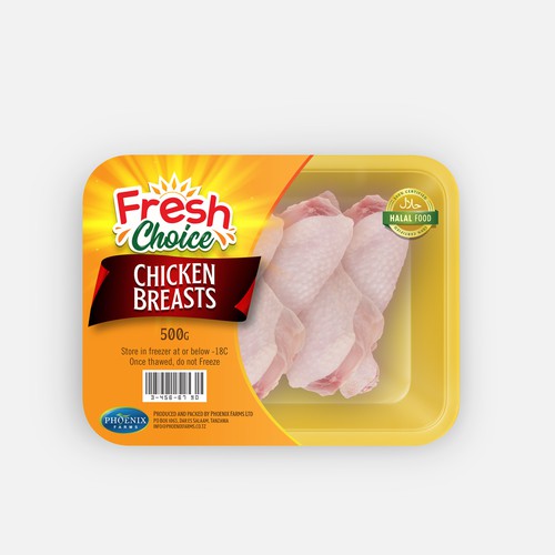 Packaging design for our chicken. Design by Methodologi