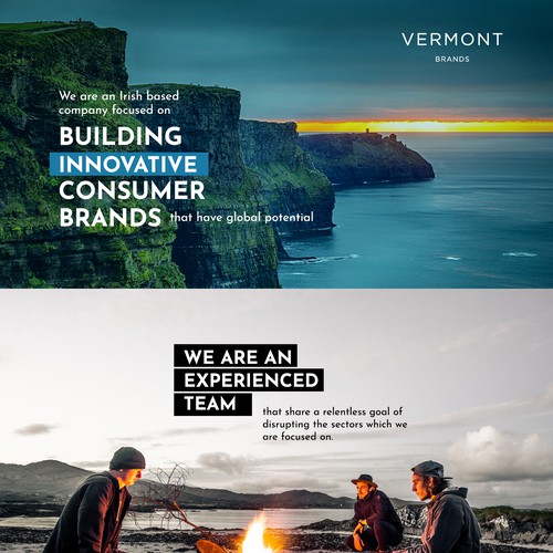 Proposition sur un concours de Design de landing page, réalisée par thecenx