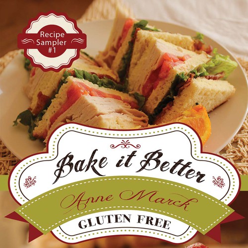 Design di Create a Cover for our Gluten-Free Comfort Food Cookbook di LilaM