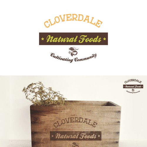 Natural grocery store Logo Design réalisé par benmornin