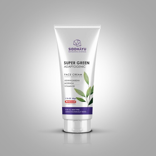 Diseño de "Contemporary design for a herbal anti aging cream for global audience" de sougatacreative