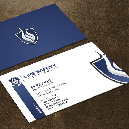 Business Card Template - Life Safety Systems | Business card contest