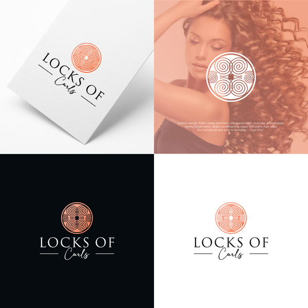 Design by ~SAY&BIL~ titled "logo Locks of Curls"