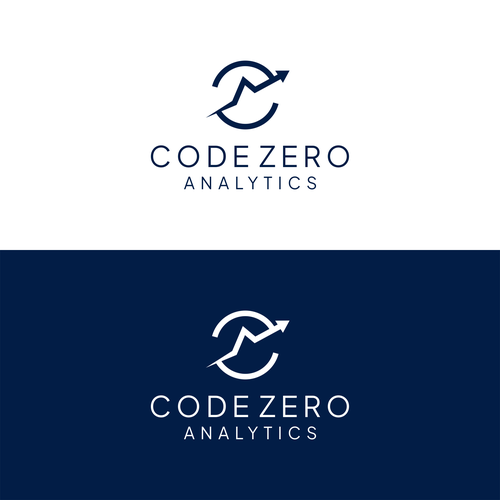 Do data right! Code Zero Analytics logo design Design by HelloBoss