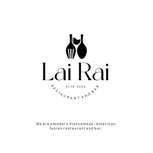 Design an approachable logo for a Vietnamese American fusion restaurant and bar - Lai Rai Design by anata.sholeha