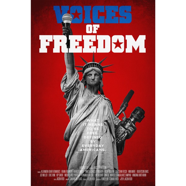Poster for documentary Voices Of Freedom