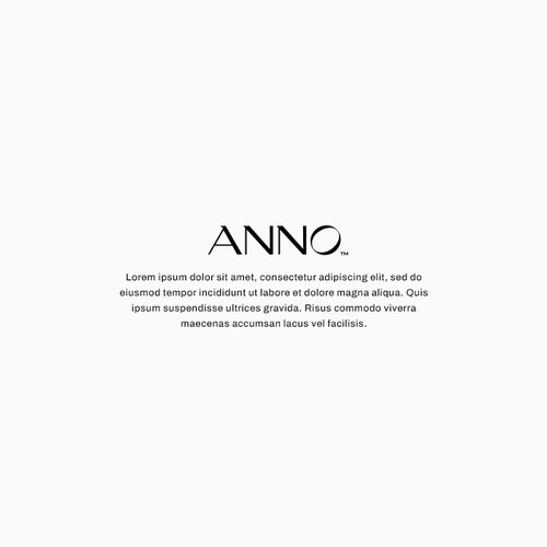 Craft a Unique Wordmark and Monogram for ANNO's Luxury Evening Wear Design von VisibleGravity™