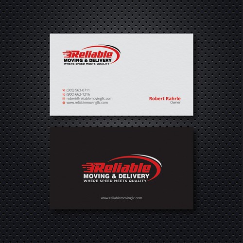 Business Card Design for Moving Company Réalisé par OxonoArt