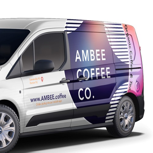 Design an Amazing truck wrap for an Emerging Organic Coffee Company Design by Art Mahno ✔