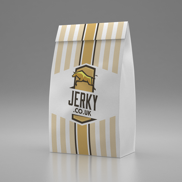 Logo & Paper-Bag Design for JERKY.co.uk
