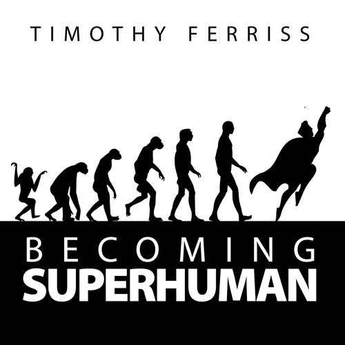 "Becoming Superhuman" Book Cover Diseño de Pavl Williams