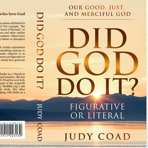 Design book cover and e-book cover  for book showing the goodness of God Design by ryanurz