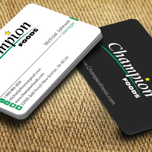 Design A New Business Card, Win The Prize!! Réalisé par milos9399