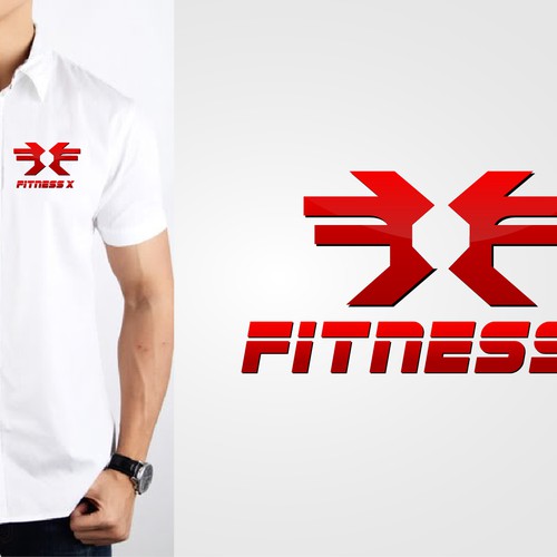New logo wanted for FITNESS X Diseño de Wan Hadi