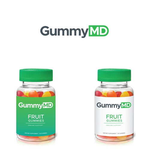 Brand identity for gummy supplement brand Diseño de salsa DAS