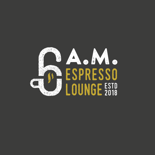 Design an enticing logo for 6 A.M. Espresso Lounge Design by Luc99