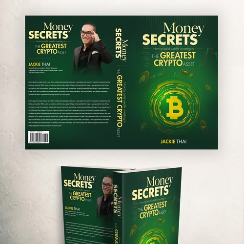 Book cover that attracts high networth individuals and business people to invest in bitcoin Design by Jaga j