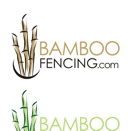 Logo for Bamboo Fencing.com Design by stevopixel