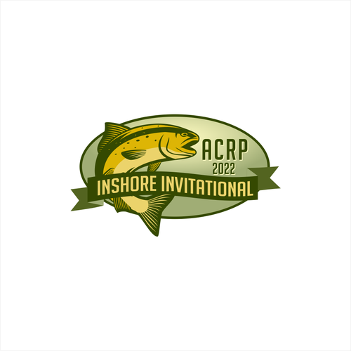 ACRP Fishing Tournament LOGO with fish illustration Design by dimbro