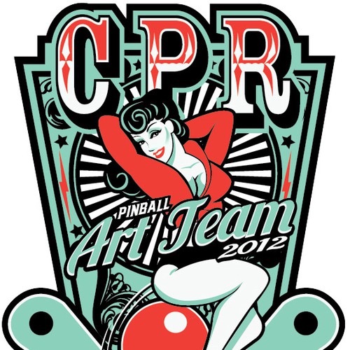 Create the next t-shirt design for Classic Playfield Reproductions Pinball Art Team Diseño de A.M. Designs
