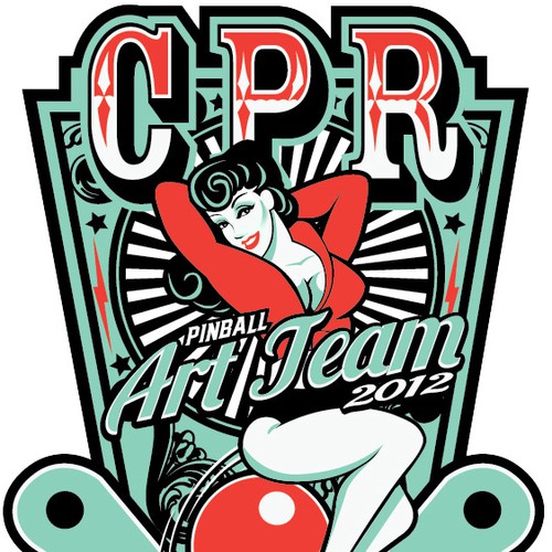 Create the next t-shirt design for Classic Playfield Reproductions Pinball Art Team Réalisé par A.M. Designs