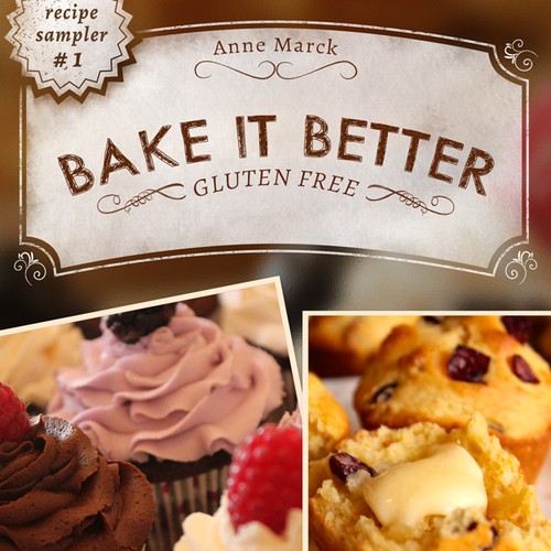 Create a Cover for our Gluten-Free Comfort Food Cookbook Diseño de The Underdogs