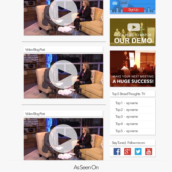 Proposal of Homepage for Julie Broad