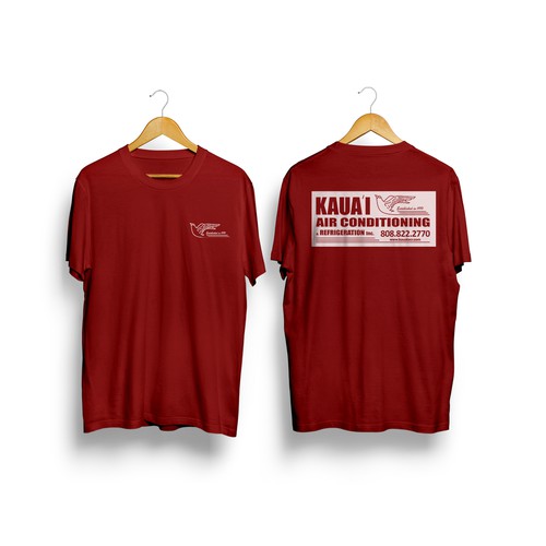 Design technician work shirts for air conditioning company, T-shirt  contest