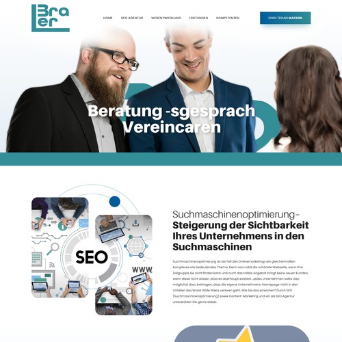 Web page design contest entry by MyCreativeMind