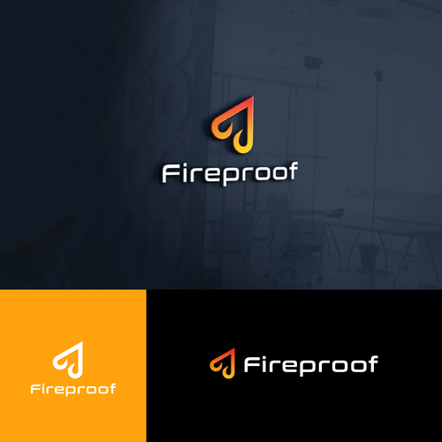 isometric fire logo Design by gNeed