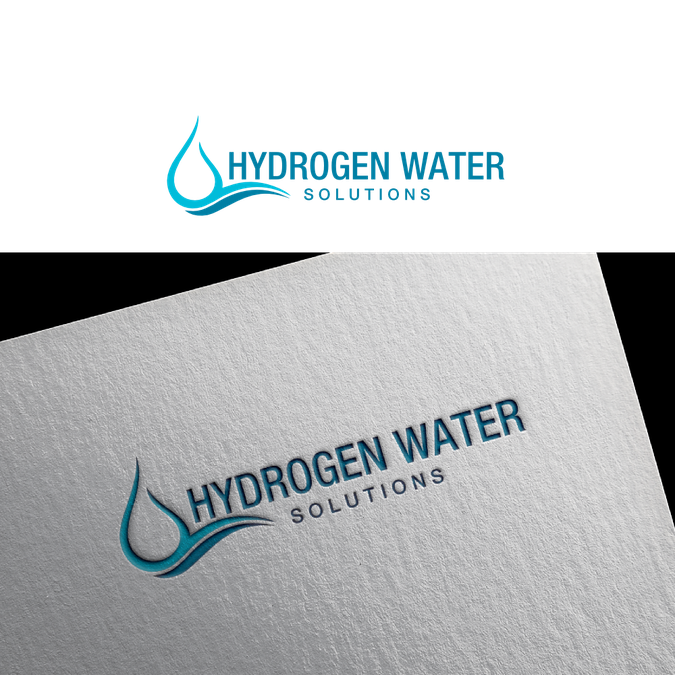 Create the logo and icon for Hydrogen Water Solutions Logo & social