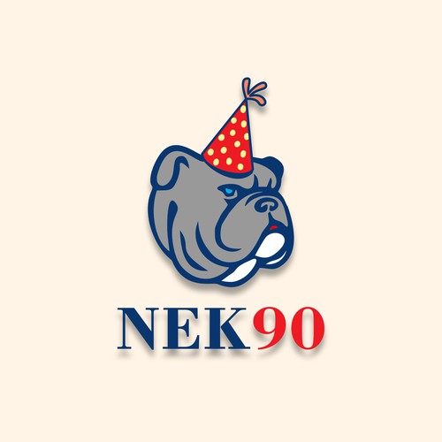 90th Birthday logo Design by Alex Plutus