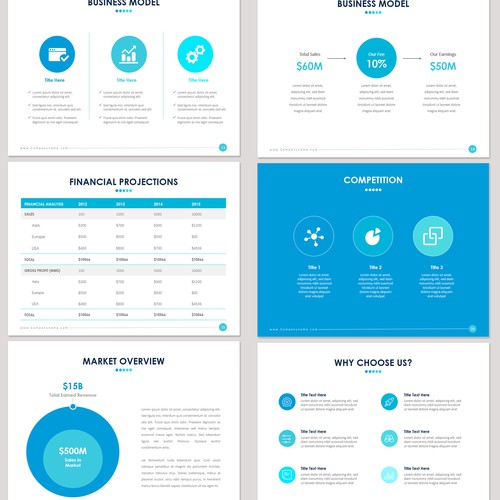 99designs Presentation Template for Startups Design por pallabip